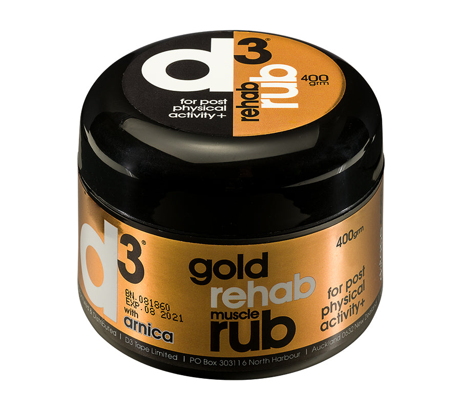 D3 Gold Rehab Post Workout Muscle Rub 200g