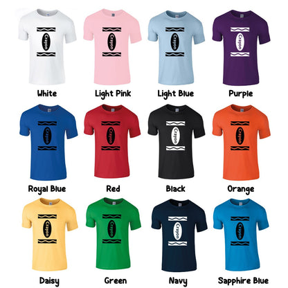 Kids Crayon Fancy Dress T-Shirt - Various Colours