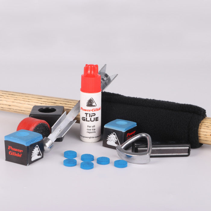 Powerglide Snooker Pool Cue Accessory Kit