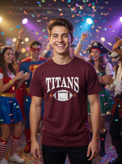 Titans American Football Fancy Dress T-shirt - Adults