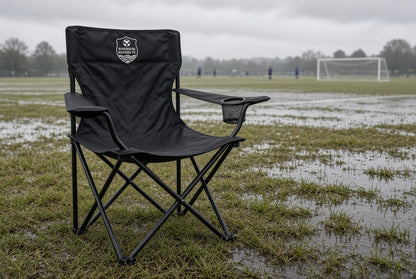 Personalised Sideline Chair - Custom Football Supporter Chair with Club Badge.