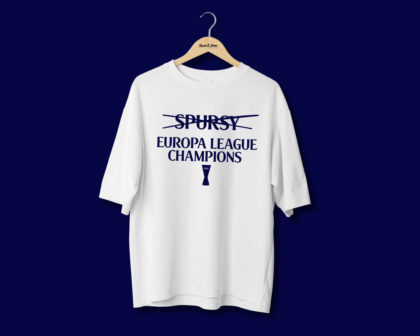“Not So Spursy” Europa League Champions 24/25 Tee – Printed to Order