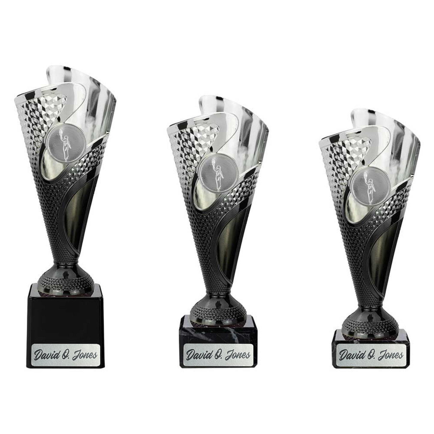 Rodeo Trophy Black & Silver