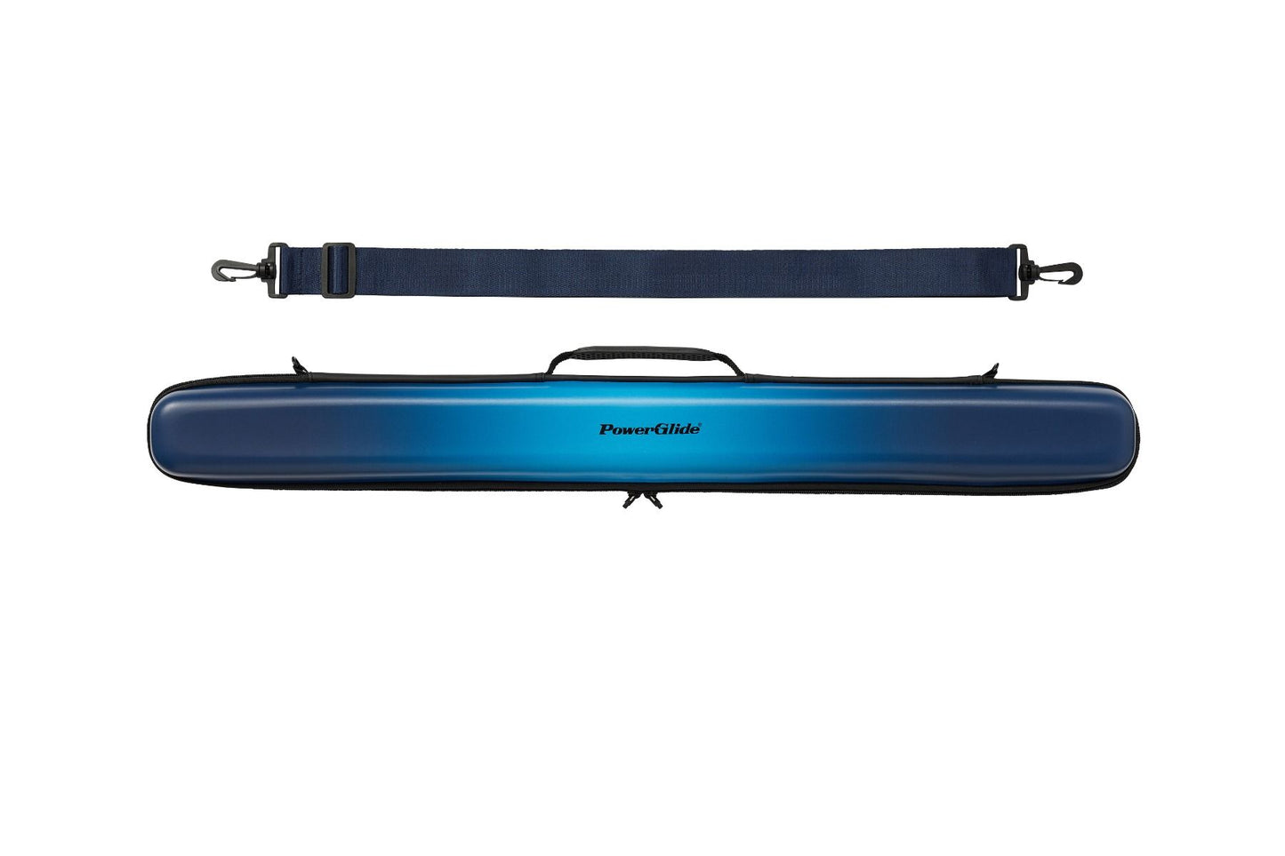 Powerglide SVARTUR 2 Piece Snooker / Pool Cue Case - Blue
