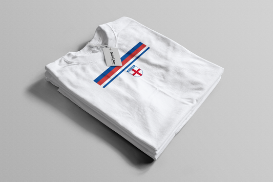 England Retro Design T-shirt - St George Cross Euro 2024