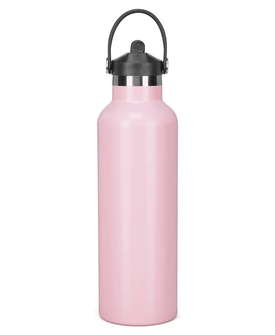 Tridri® vacuum sports water bottle with flip up straw