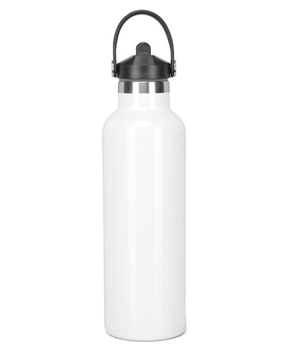 Tridri® vacuum sports water bottle with flip up straw