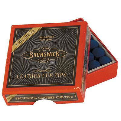 BRUNSWICK Replacement Snooker Cue leather tips