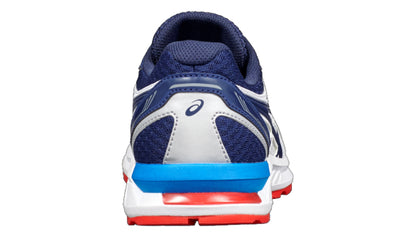 Asics Gel Sileo Mens cushioned running Trainers White Blue Red