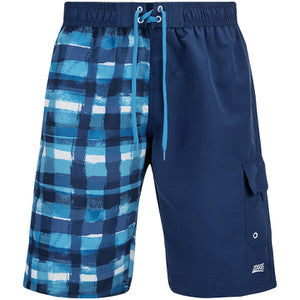 Zoggs watercheck stockton 21" shorts blue