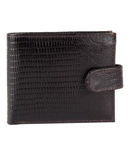 Mens Leather Wallet 1151 Croc skin design