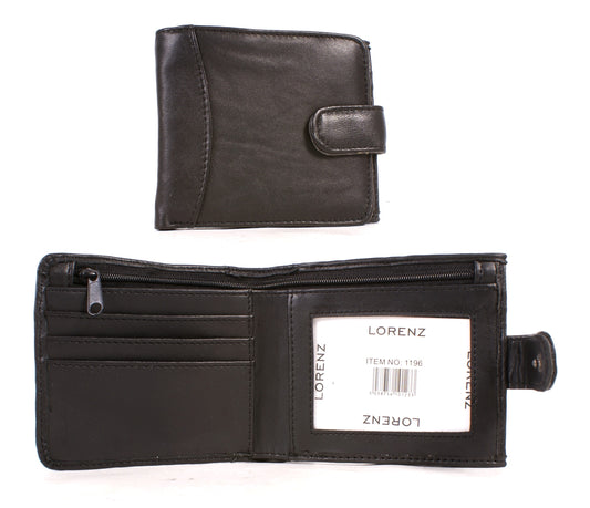 Sheep Nappa Notecase wallet with Zip and Back Coin Pocket 1196