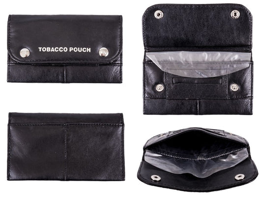 Deluxe Sheep Nappa Tobacco Pouch with Paper Pocket 1198