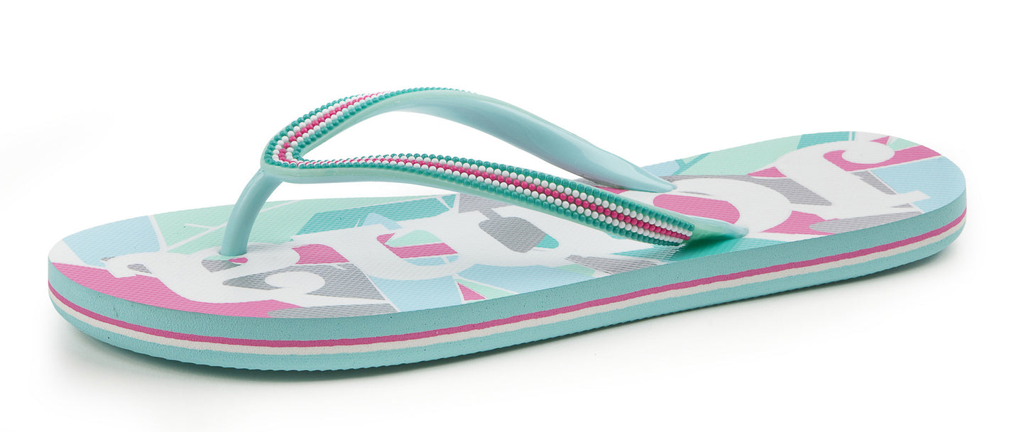 Joma S.Surf 605 Ladies Flip Flops - turquoise/white/pink