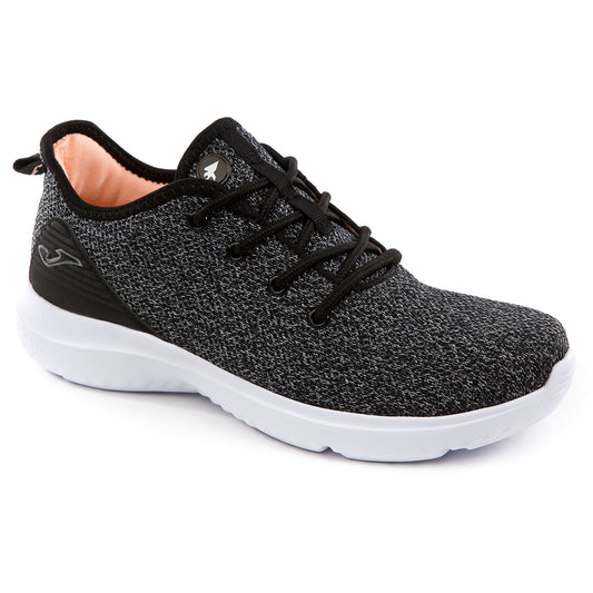 Joma Lady's trainer black knit with memory foam
