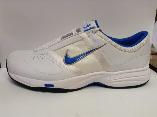 Nike womens Steady V Leather - fitness trainer - blue/white