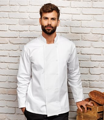 Premier Workwear Long Sleeve Chef's Jacket