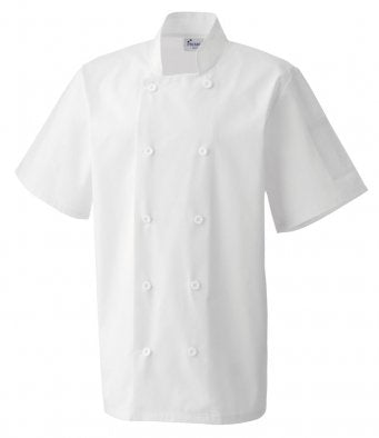 Premier Workwear Short Sleeve Chef's Jacket