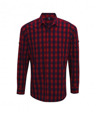 Premier Workwear Mulligan Check Long Sleeve Shirt