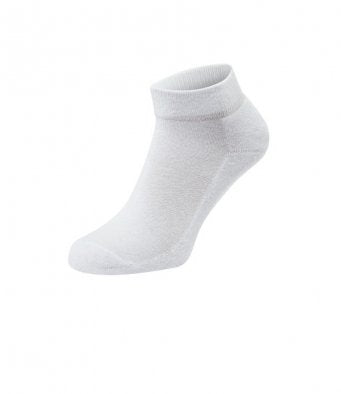 Fruit of the Loom White Unisex Quarter Socks 3 Pack