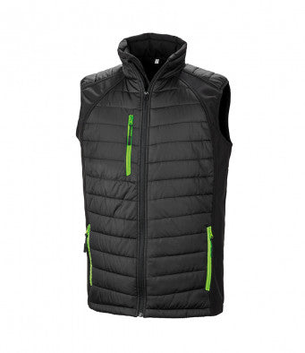 Workwear Result Black Compass Padded Gilet S-XXL various colours