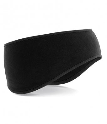 Beechfield Black Sports Tech Soft Shell Headband