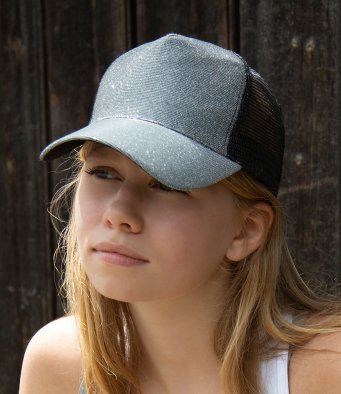 Result Core New York Sparkle Cap Black and Grey