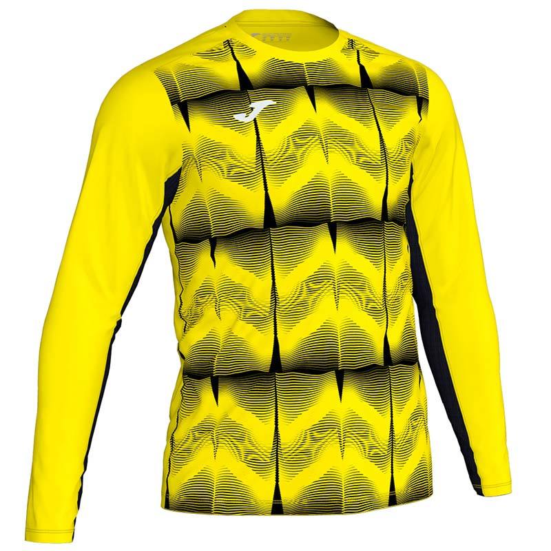 Joma Derby junior patterned goalkeepers shirt green/yellow