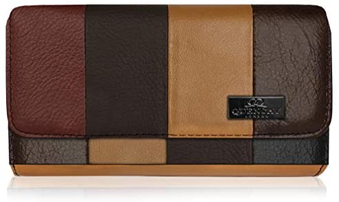 Lorenz 3844 17cm Double Sided Cow Hide Purse with Flap