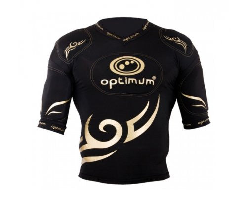 Optimum Rugby Tribal Body protection top Black gold