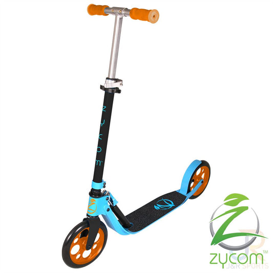 ZYCOM EASY RIDE 200 YOUNG ADULT SCOOTER - SKY BLUE / ORANGE