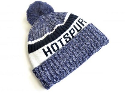 Tottenham Hotspurs New Era blue knitted bobble hat