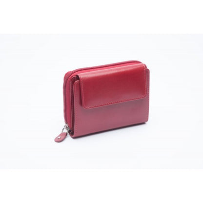 Charles Smith Leather Multi Compartment Purse Berry (603273)