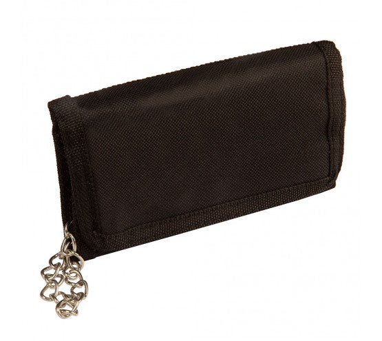 Trifold Polyester Wallet with chain (8003)