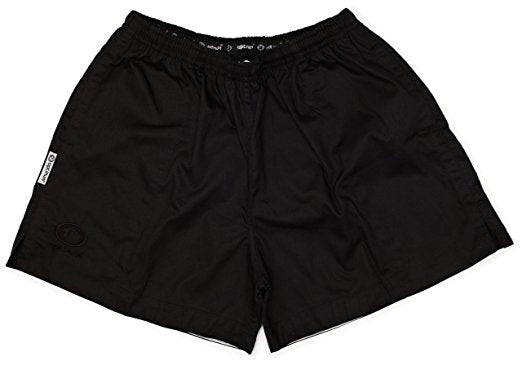 Optimum Auckland Rugby Shorts Black and Navy Adults