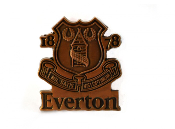 Everton FC large pin badge