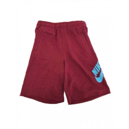 Nike SB junior infant 5-6-7years lounge shorts Burgandy blue cotton