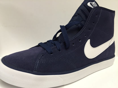 Nike Primo court navy hi top trainers unisex