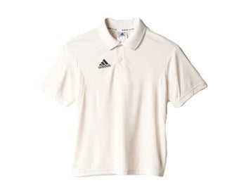 Adidas Howzat Chalk Polo Cricket Shirts Juniors