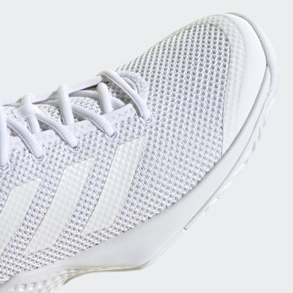 White tennis shoes womens adidas 2025