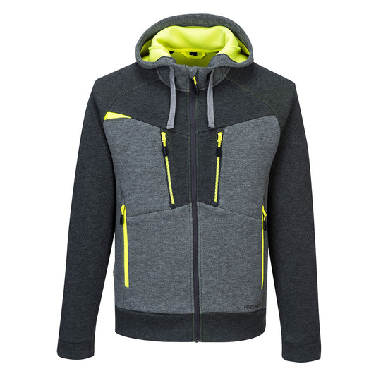 Portwest Workwear DX472 - DX4 Zipped Hoodie Metal Grey