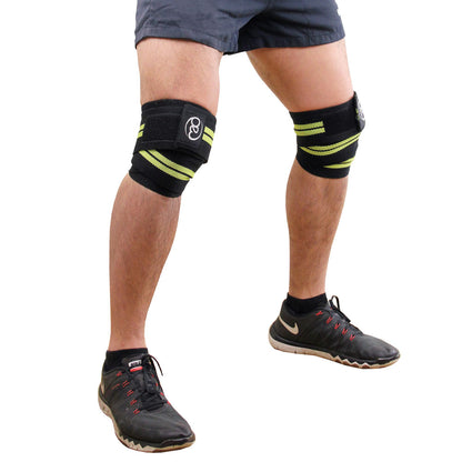 Fitness mad weight lifting knee wraps