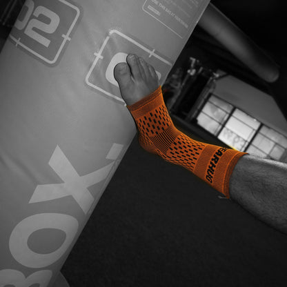 BAMBOO ANKLE COMPRESSION SUPPORT SLEEVE FOR ACHILLES TENDON & ANKLE SPRAINS - BAMBOO