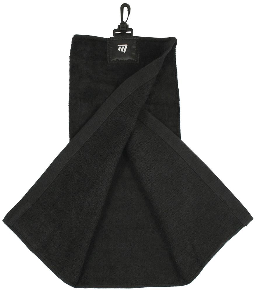 Masters Golf Tri-Fold Towel Black