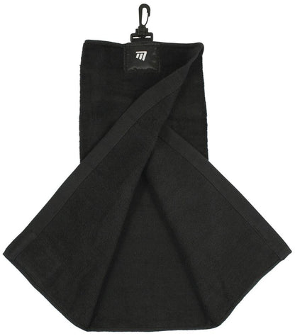 Masters Golf Tri-Fold Towel Black
