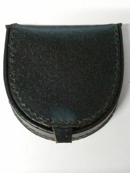 Pocket Coin tray purse wallet Real Leather 1589