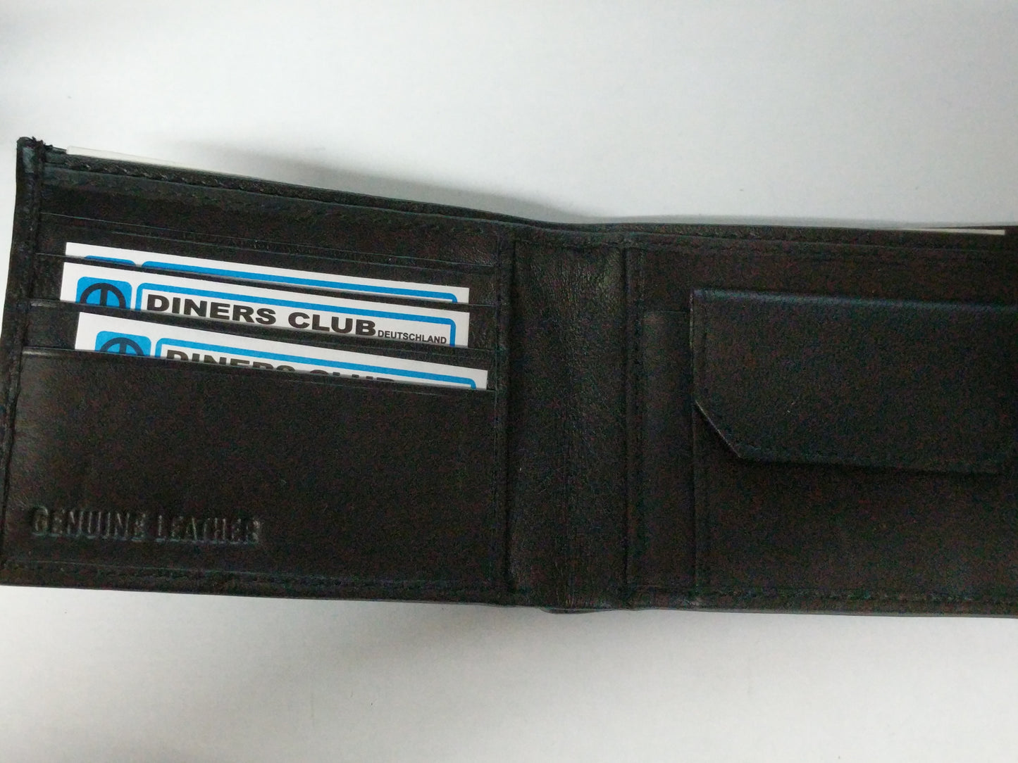 Black Leather Wallet GH Stafford STYLE 1192 RFID Protected