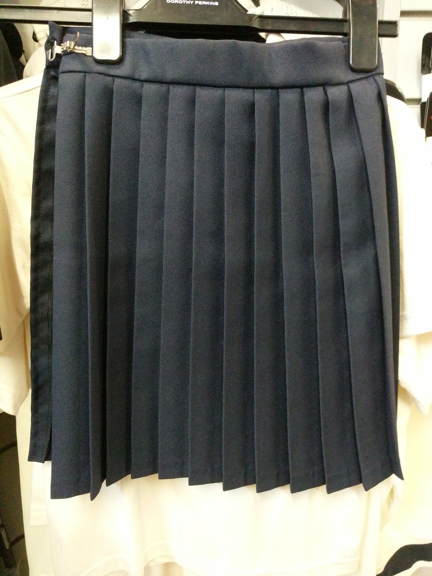 Falcon girls pleated school skirt, blue navy or black