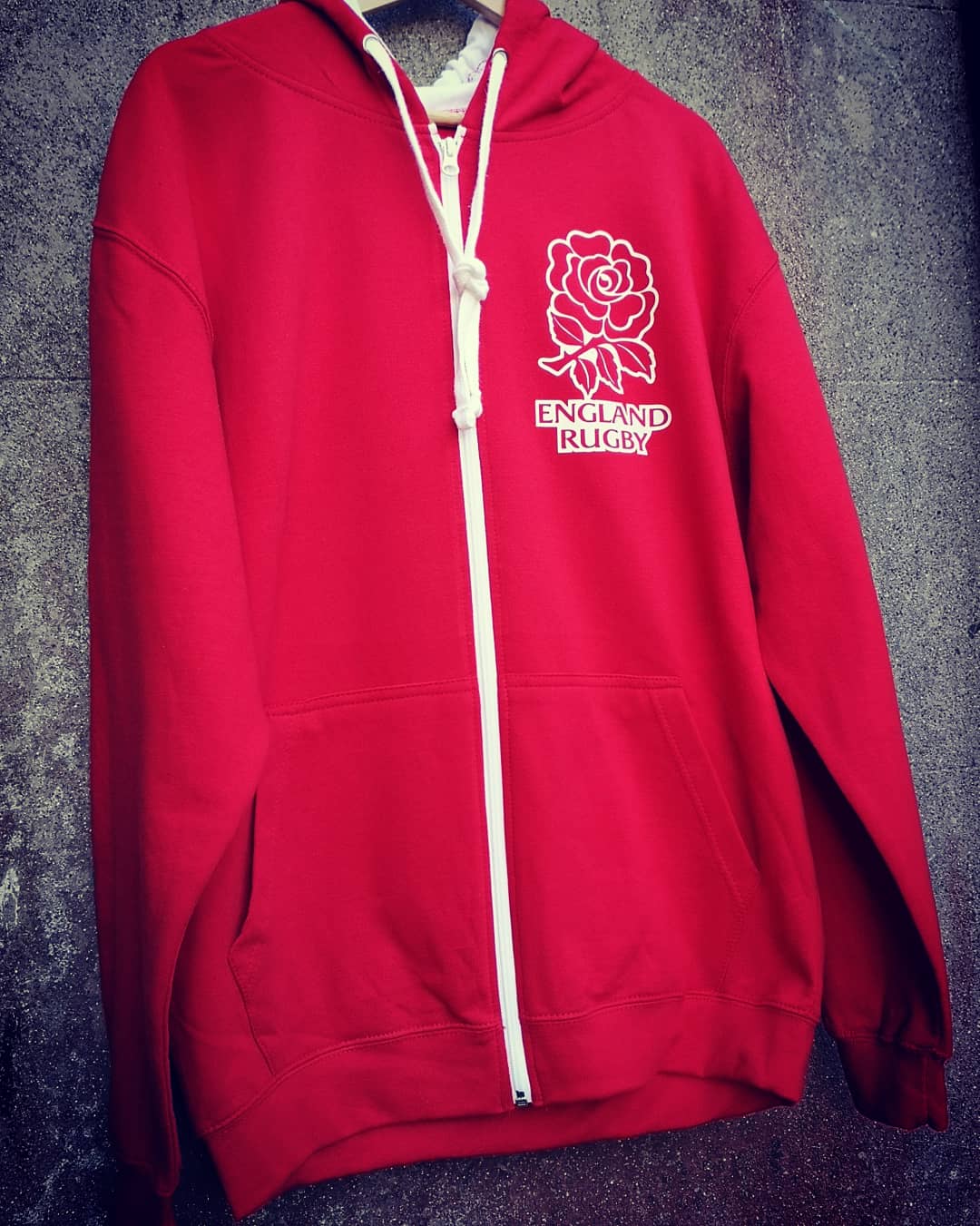 England Rugby World Cup Supporters Zip up Hoodie top S-XXL