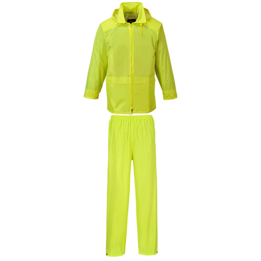 Workwear Essentials Rainsuit (2 Piece Suit) Yellow